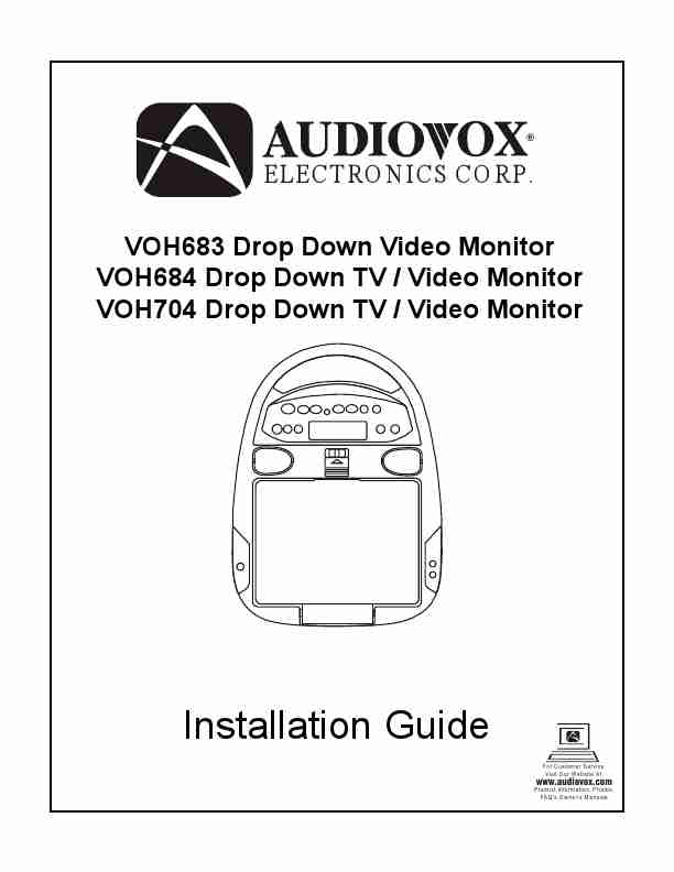 Audiovox Car Video System VOH683-page_pdf